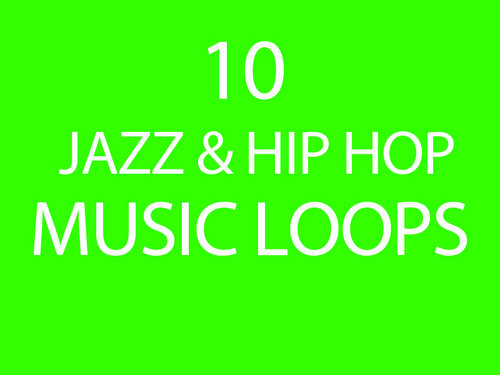 Product picture Over 10 Jazz and Hip Hop Music Loop Tracks