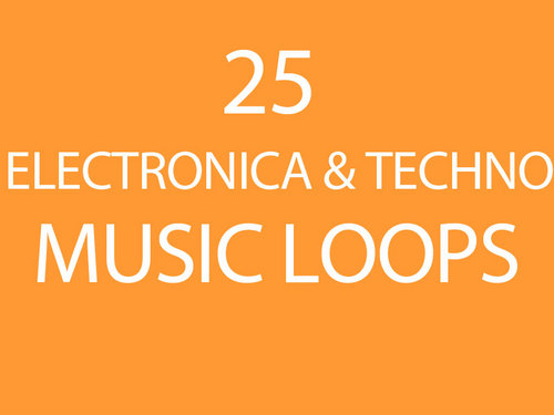 Product picture 25 Electronica and Techno Music Tracks and Loops